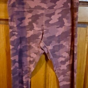 Lululemon Athletica Purple Camo Leggings